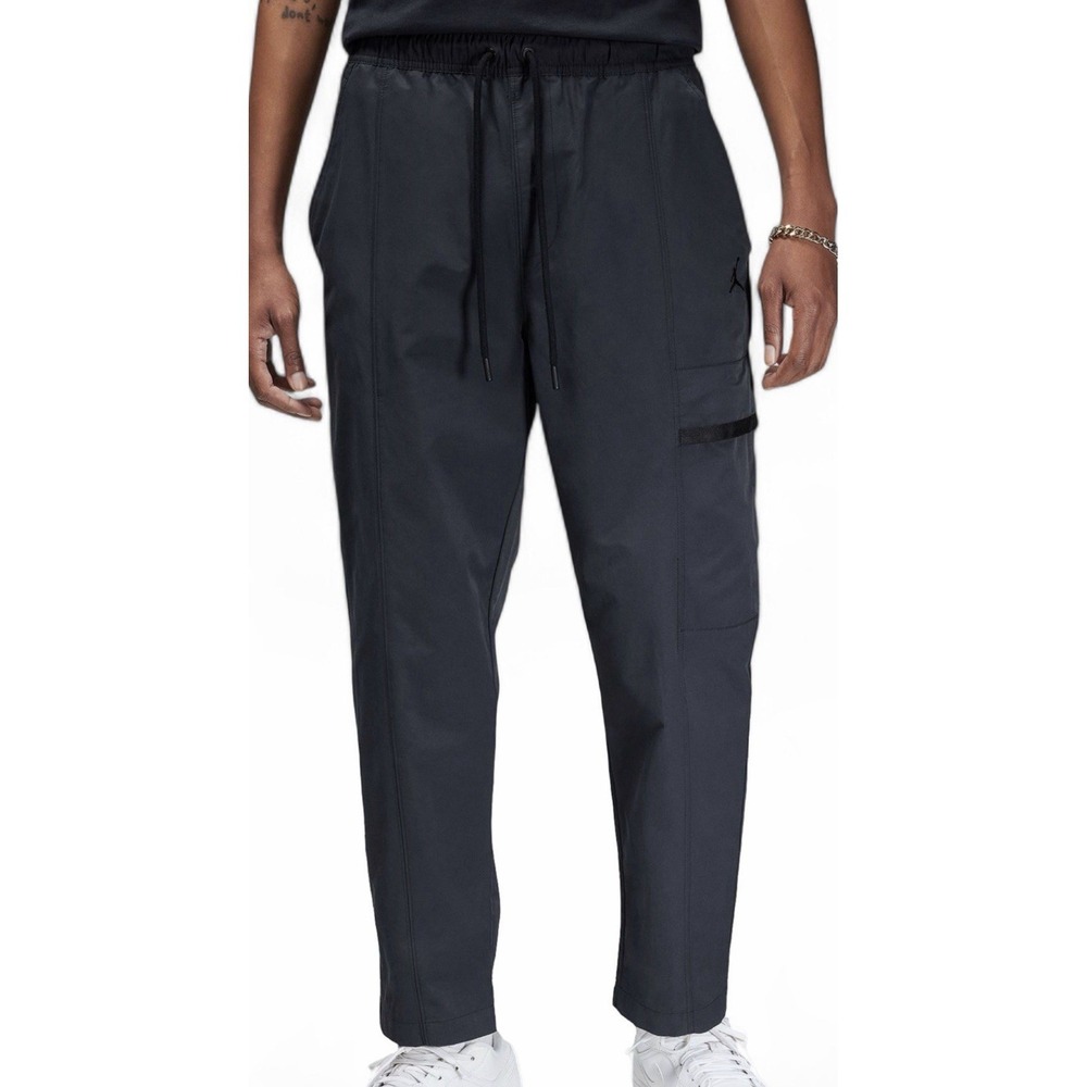 Size XL - Nike Men's Air Jordan Essentials Woven Pants Cargo BLK FN4539-010 NEW